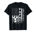 Cheerleader Cheer Papa America Flag T-Shirt - Aesthetic Graphic for Adults - T-Shirt, Sweatshirt, Hoodie