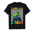 Young Wild Four T Rex Dino Monster T-Shirt - Trendy Graphic for Adults - T-Shirt, Sweatshirt, Hoodie