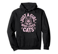 Just Who Loves Cats Hoodie - Aesthetic Graphic Unisex - T-Shirt, Sweatshirt, Hoodie