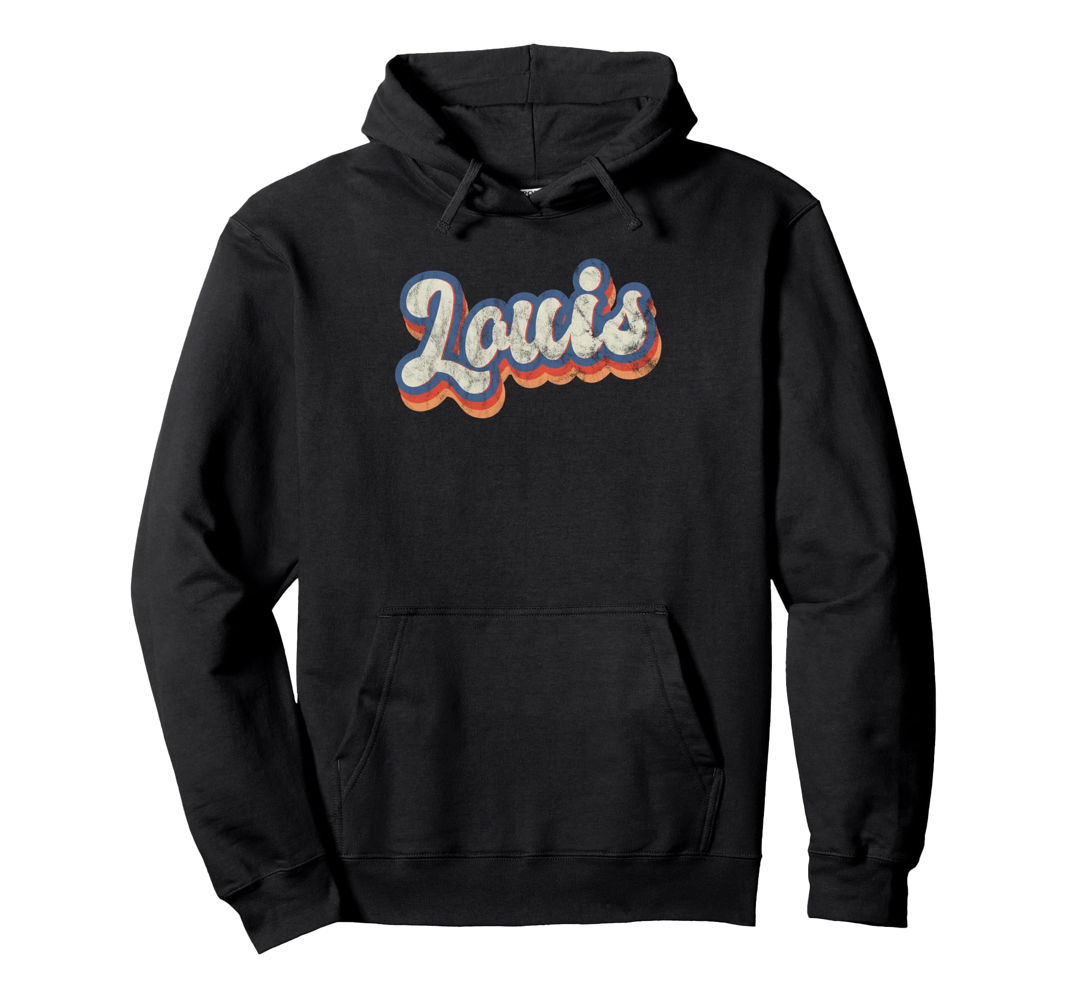 Louis Personalized Name Custom Lettering Hoodie - Aesthetic Graphic Unisex - T-Shirt, Sweatshirt, Hoodie