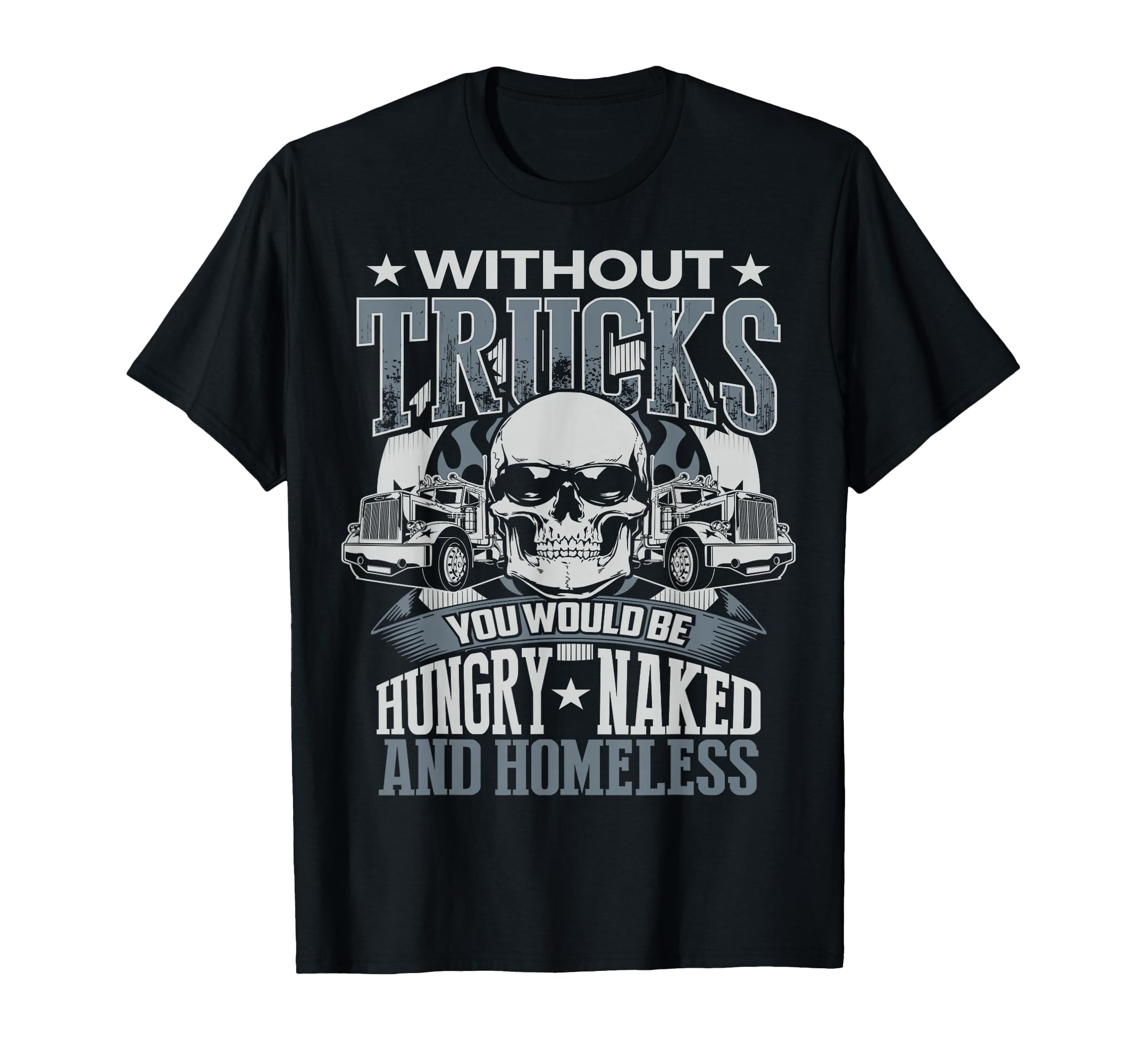 Novelty Truckers Truck Driver Funny T-Shirt - Minimalist Print for Adults - T-Shirt, Sweatshirt, Hoodie
