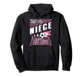Thats My Niece Out There Soccer Aunt Hoodie - Minimalist Print Unisex - T-Shirt, Sweatshirt, Hoodie