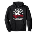 Soccer Grandpa Soccer Player Grandfather Hoodie - Unique Graphic Men Women - T-Shirt, Sweatshirt, Hoodie