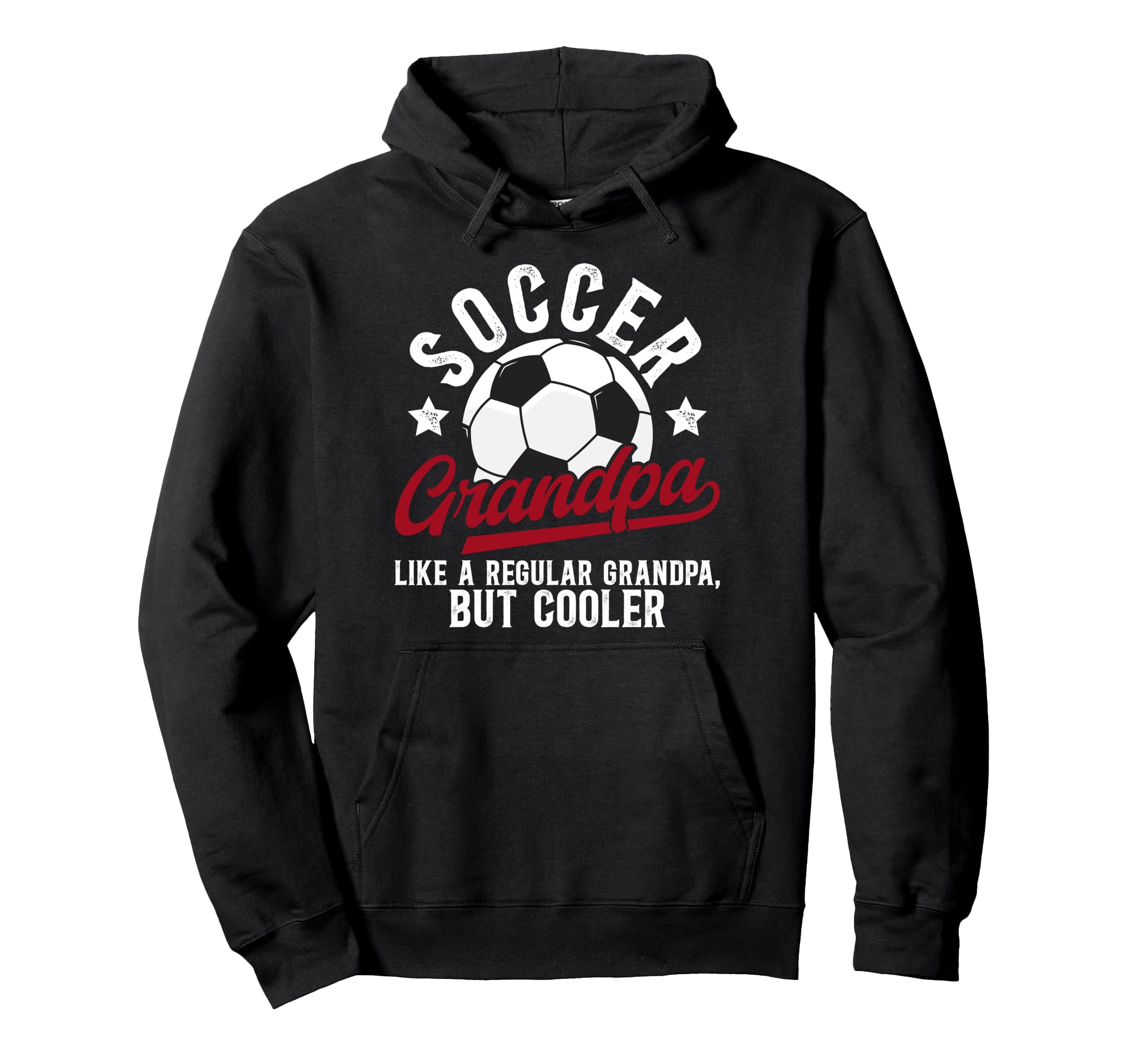 Soccer Grandpa Soccer Player Grandfather Hoodie - Unique Graphic Men Women - T-Shirt, Sweatshirt, Hoodie