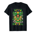 Viva Brazil Soccer Fan Tropical Vibe T-Shirt - Minimalist Print for Adults - T-Shirt, Sweatshirt, Hoodie