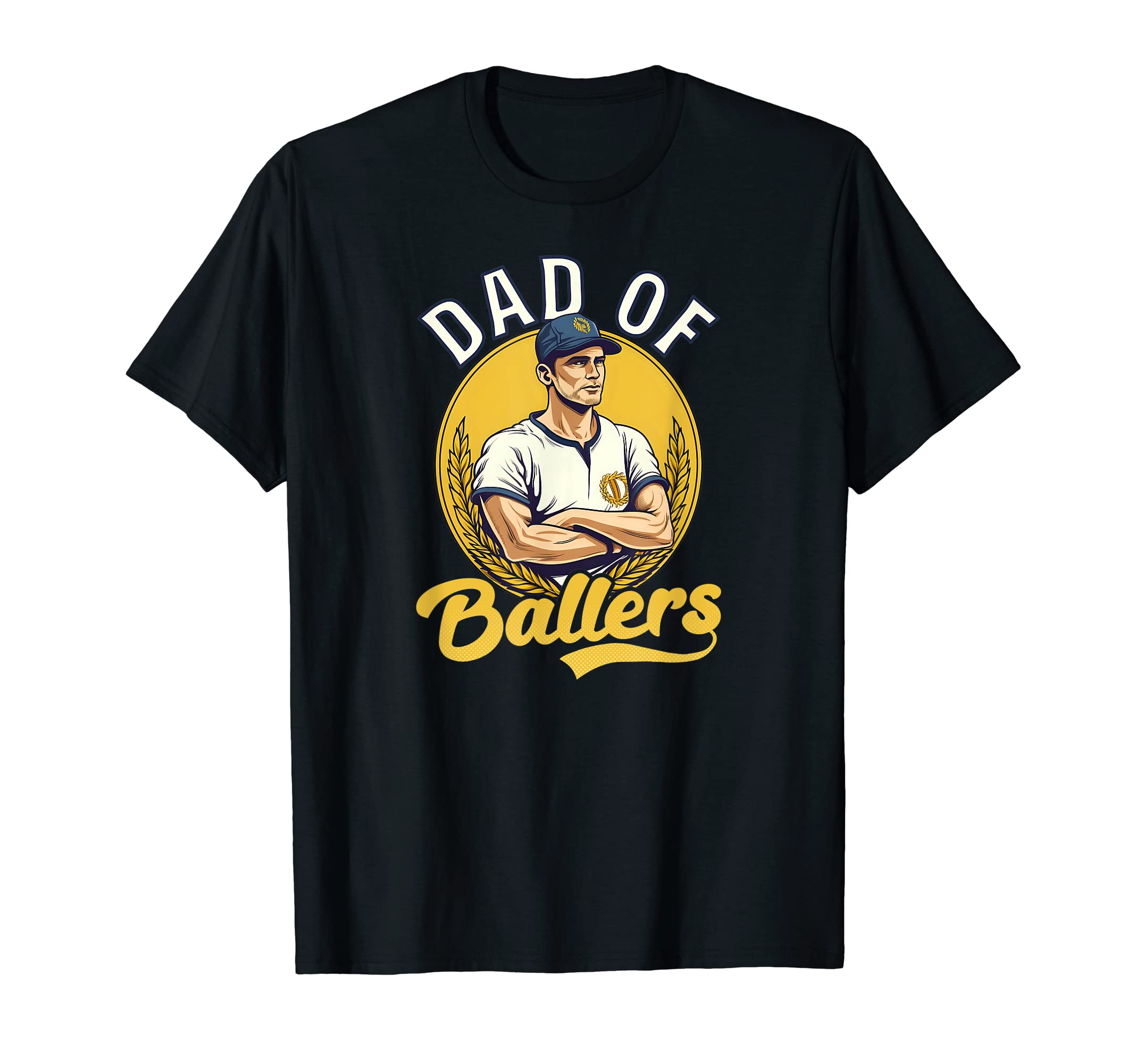 Dad Ballers Baseball Dad T-Shirt - Minimalist Print Unisex - T-Shirt, Sweatshirt, Hoodie