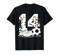 14 Soccer Birthday Gift Soccer T-Shirt - Casual Everyday Wear Men Women - T-Shirt, Sweatshirt, Hoodie