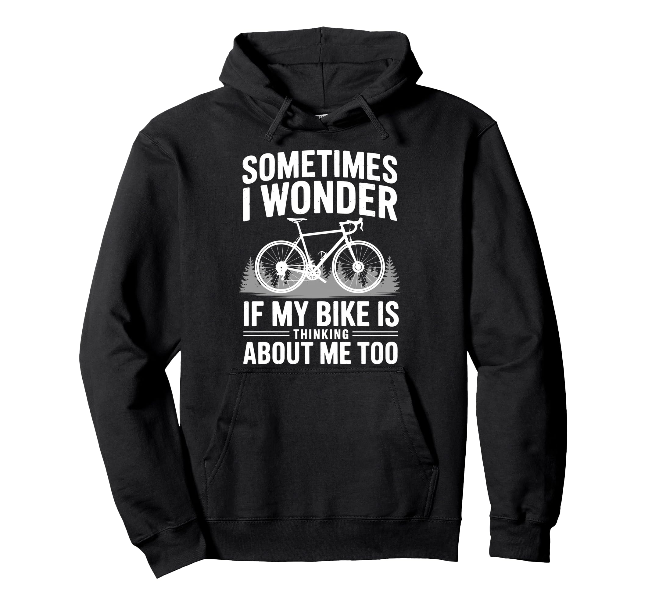 Cycling Art Bicyclist Bike Rider Hoodie - Casual Everyday Wear for Adults - T-Shirt, Sweatshirt, Hoodie