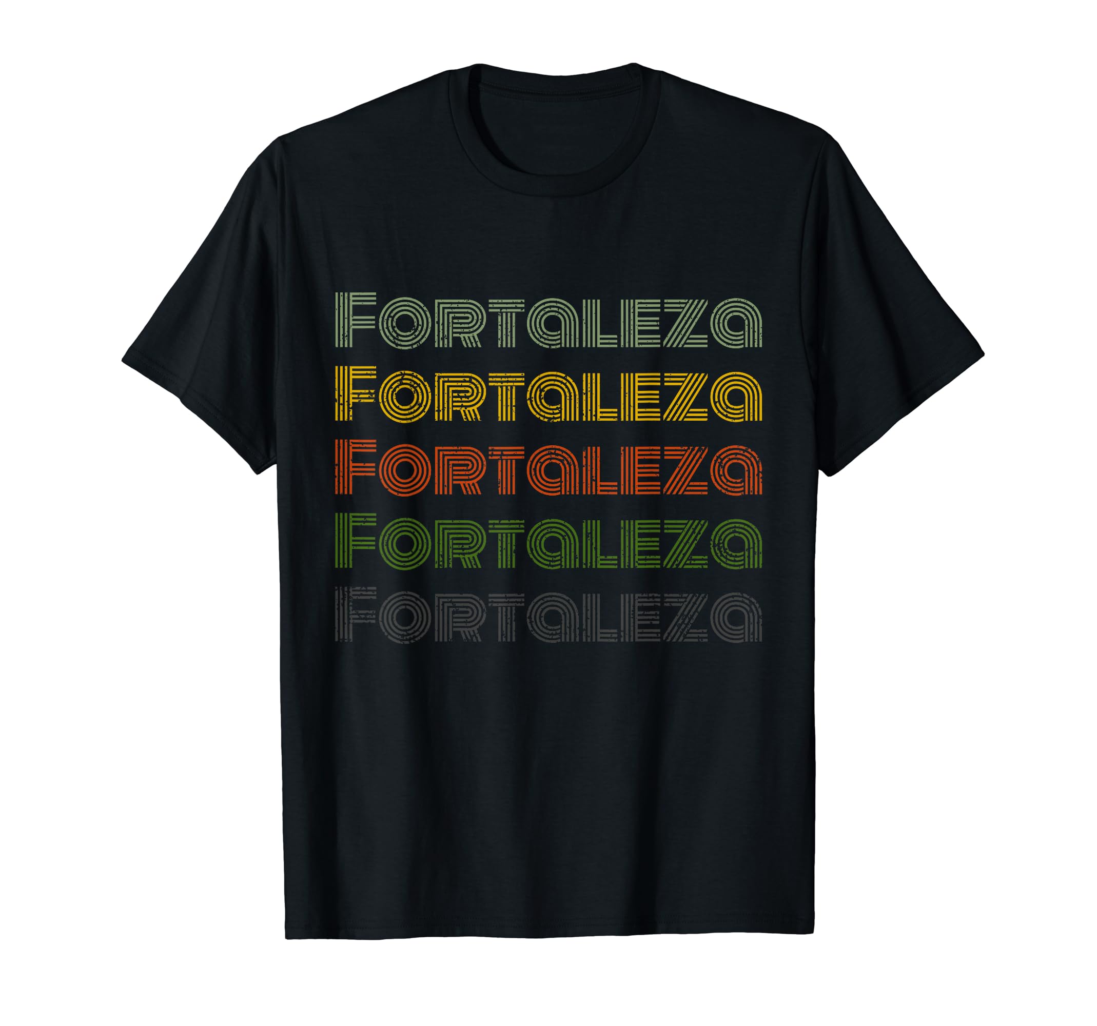 Brazil 70S City Fortaleza T-Shirt - Unique Graphic Men Women - T-Shirt, Sweatshirt, Hoodie