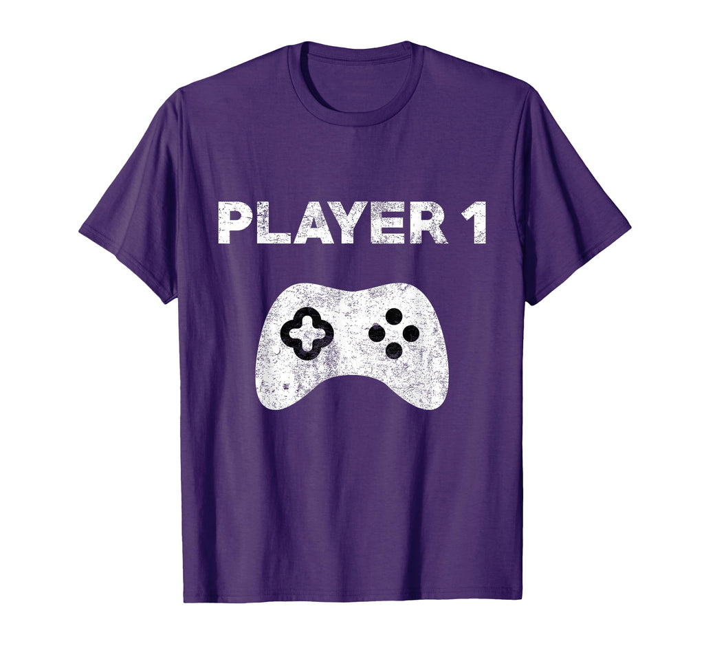 Player 1 Family Matching Player 1 Player T-Shirt - Streetwear Style Unisex - T-Shirt, Sweatshirt, Hoodie