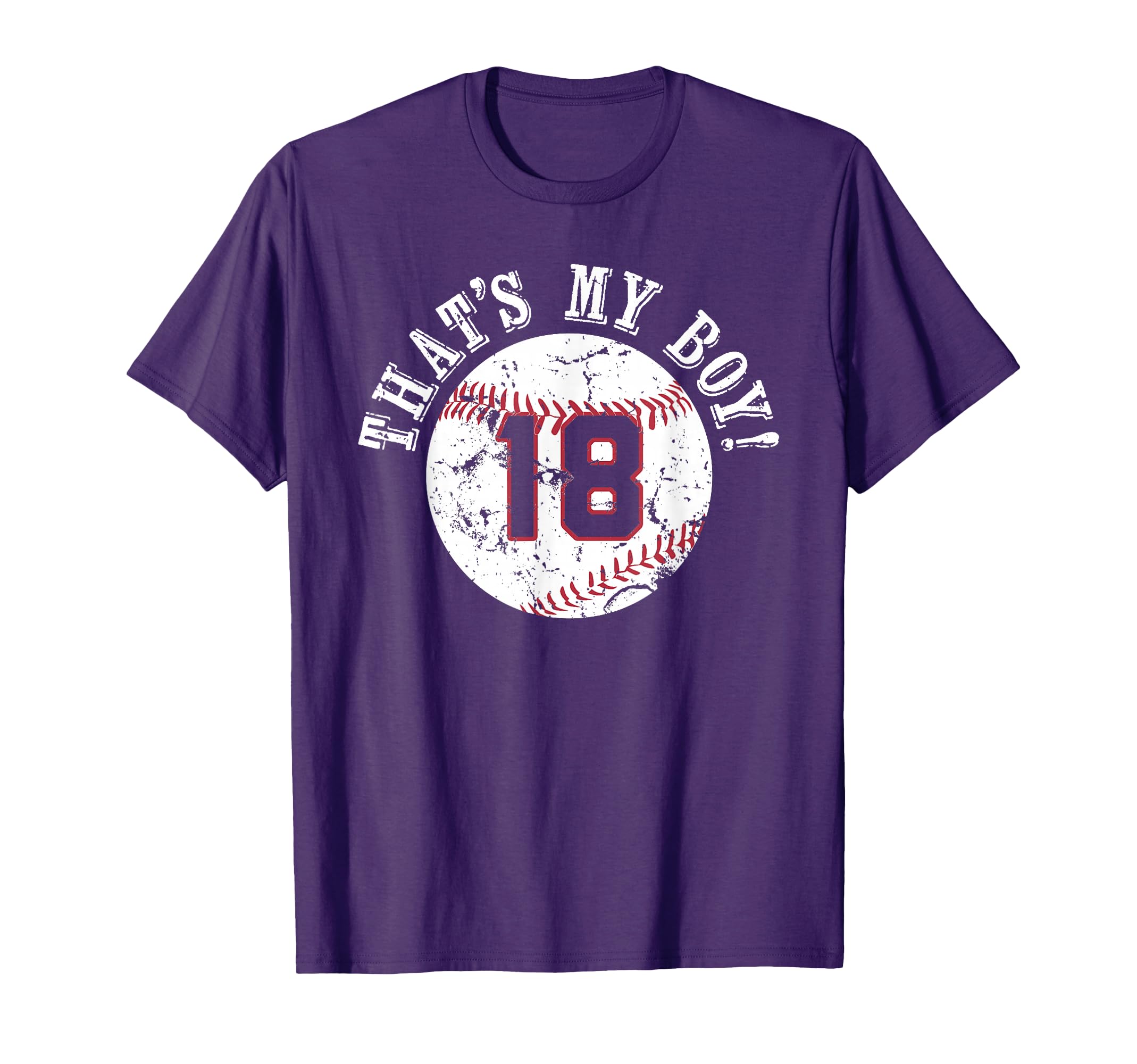 Unique Thats My 18 Baseball Player T-Shirt - Aesthetic Graphic for Adults - T-Shirt, Sweatshirt, Hoodie