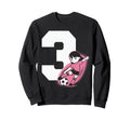 3 Soccer Birthday Gift Soccer Sweatshirt - Fun Novelty Design for Adults - T-Shirt, Sweatshirt, Hoodie