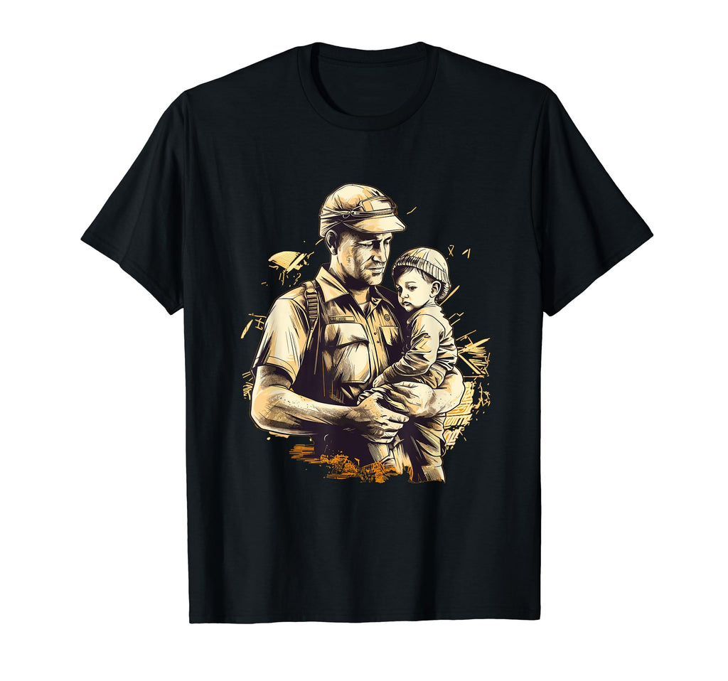 Dad Grandpa Veteran Veterans American T-Shirt - Graphic Print for Adults - T-Shirt, Sweatshirt, Hoodie
