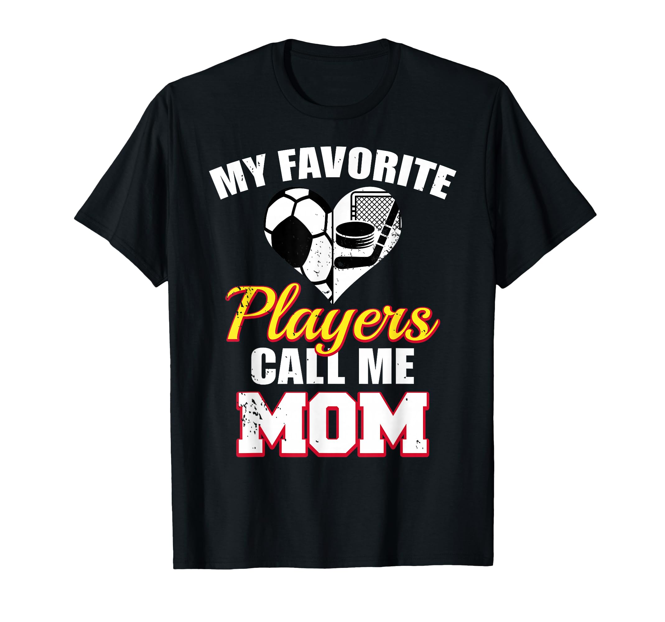 My Favorite Players Call Me Mom Funny T-Shirt - Minimalist Print Unisex - T-Shirt, Sweatshirt, Hoodie