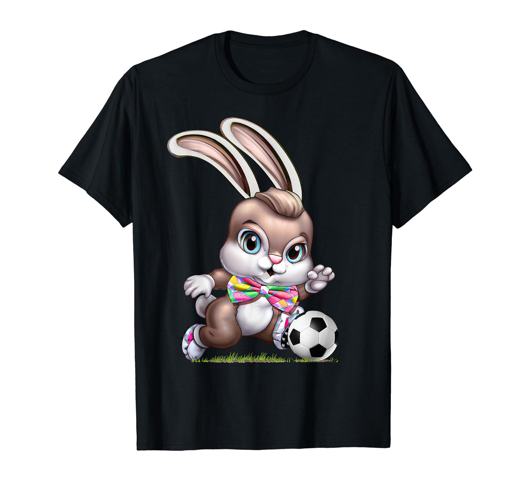 Easter Bunny Rabbit Soccer Football T-Shirt - Aesthetic Graphic for Adults - T-Shirt, Sweatshirt, Hoodie