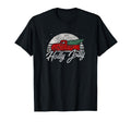 Truck Holly Jolly Holiday Gift T-Shirt - Custom Art Print Men Women - T-Shirt, Sweatshirt, Hoodie