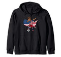 Usa Soccer Dab Patriotic T-Shirt - Minimalist Print Men Women - T-Shirt, Sweatshirt, Hoodie