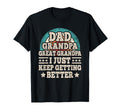 Dad Grandpa Great Grandpa I Just Keep T-Shirt - Minimalist Print Unisex - T-Shirt, Sweatshirt, Hoodie