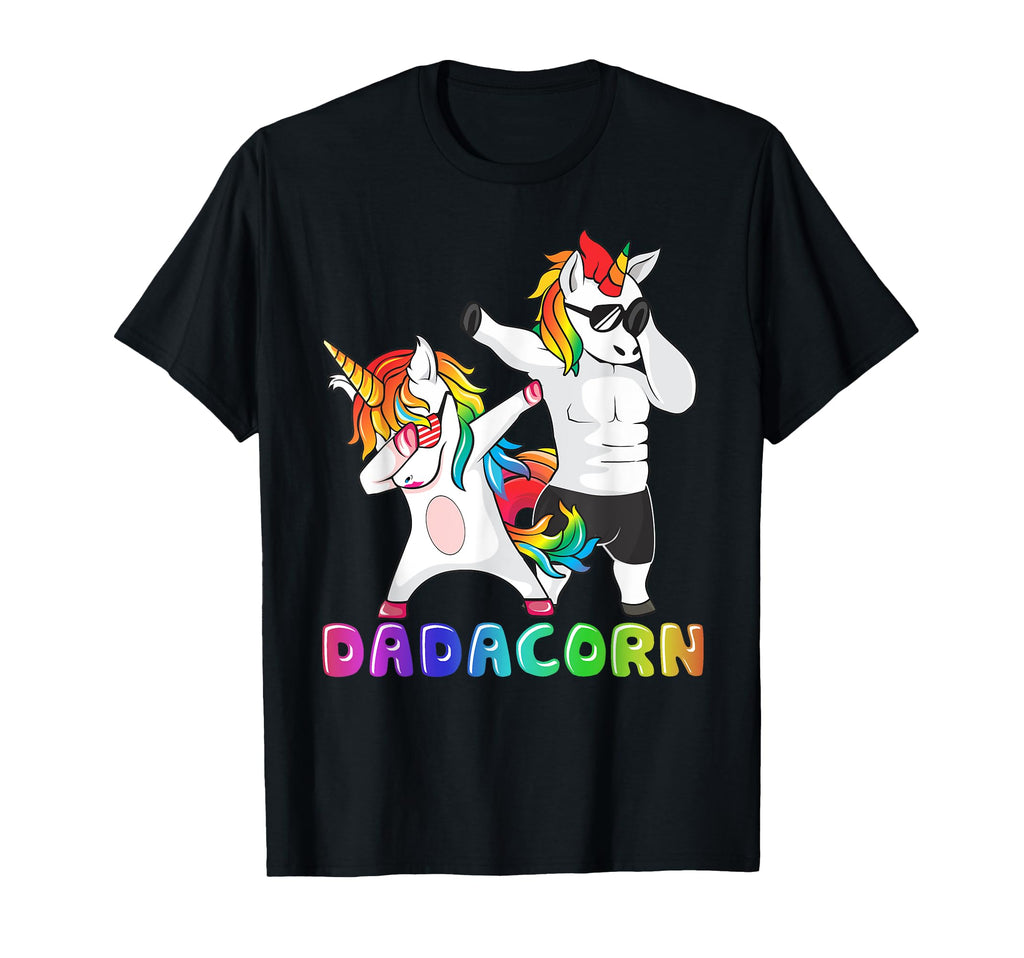 Dadacorn Unicorn Dad Daughter Son Matching T-Shirt - Trendy Graphic Unisex - T-Shirt, Sweatshirt, Hoodie