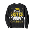 Proud Sister Three 2026 Graduates Sweatshirt - Unique Graphic for Adults - T-Shirt, Sweatshirt, Hoodie