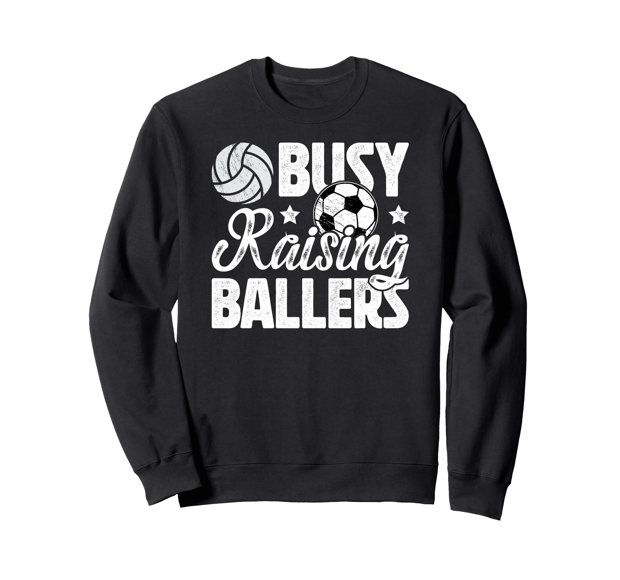 Busy Raising Ballers Volleyball Sweatshirt - Aesthetic Graphic Men Women - T-Shirt, Sweatshirt, Hoodie
