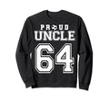 Number 64 Custom Proud Soccer Sweatshirt - Novelty Apparel for Adults - T-Shirt, Sweatshirt, Hoodie