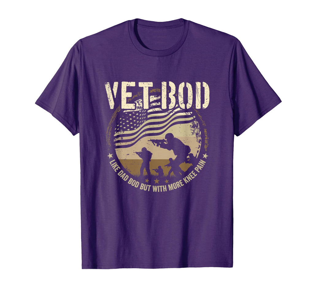 Vet Bod Like Dad Bod But More Knee Pain T-Shirt - Trendy Graphic Unisex - T-Shirt, Sweatshirt, Hoodie