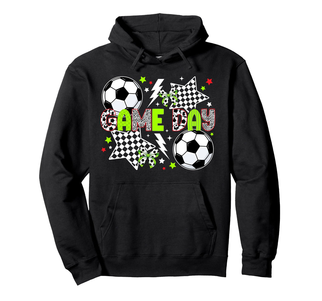 Game Day Soccer Preppy Soccer Game Day Hoodie - Minimalist Print for Adults - T-Shirt, Sweatshirt, Hoodie