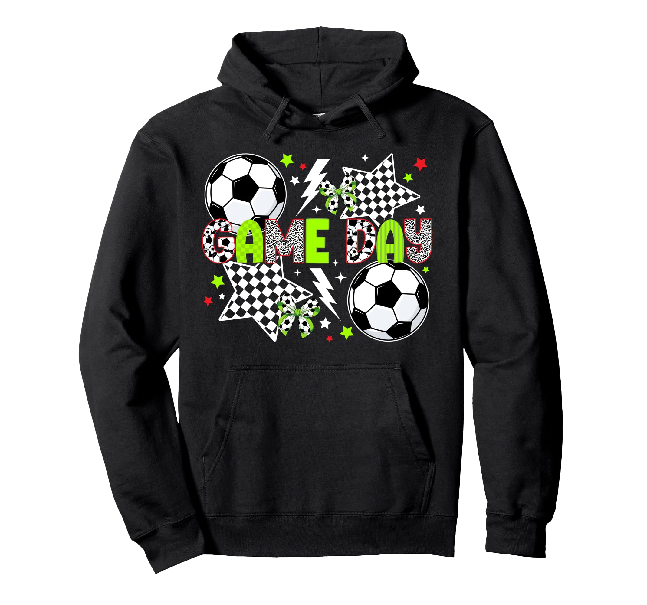 Game Day Soccer Preppy Soccer Game Day Hoodie - Minimalist Print for Adults - T-Shirt, Sweatshirt, Hoodie