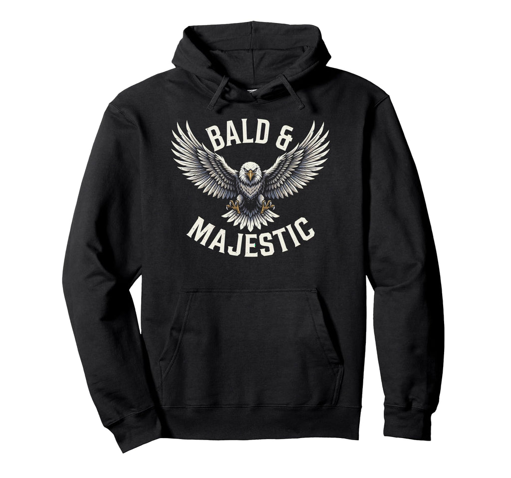 Bald Majestic Sexy Bald Guy Funny Dad Hoodie - Aesthetic Graphic Unisex - T-Shirt, Sweatshirt, Hoodie