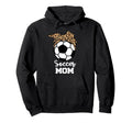 Soccer Mom Funny Soccer Player Leopard Hoodie - Novelty Apparel for Adults - T-Shirt, Sweatshirt, Hoodie