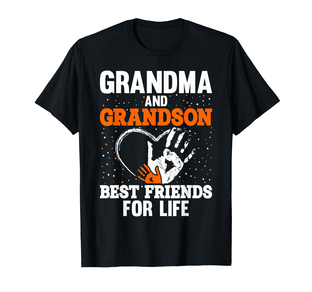 Grandma And Grandson Best Friends Life T-Shirt - Aesthetic Graphic Unisex - T-Shirt, Sweatshirt, Hoodie
