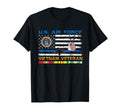 U S Air Force Vietnam Veteran Usa Flag T-Shirt - Custom Art Print Unisex - T-Shirt, Sweatshirt, Hoodie