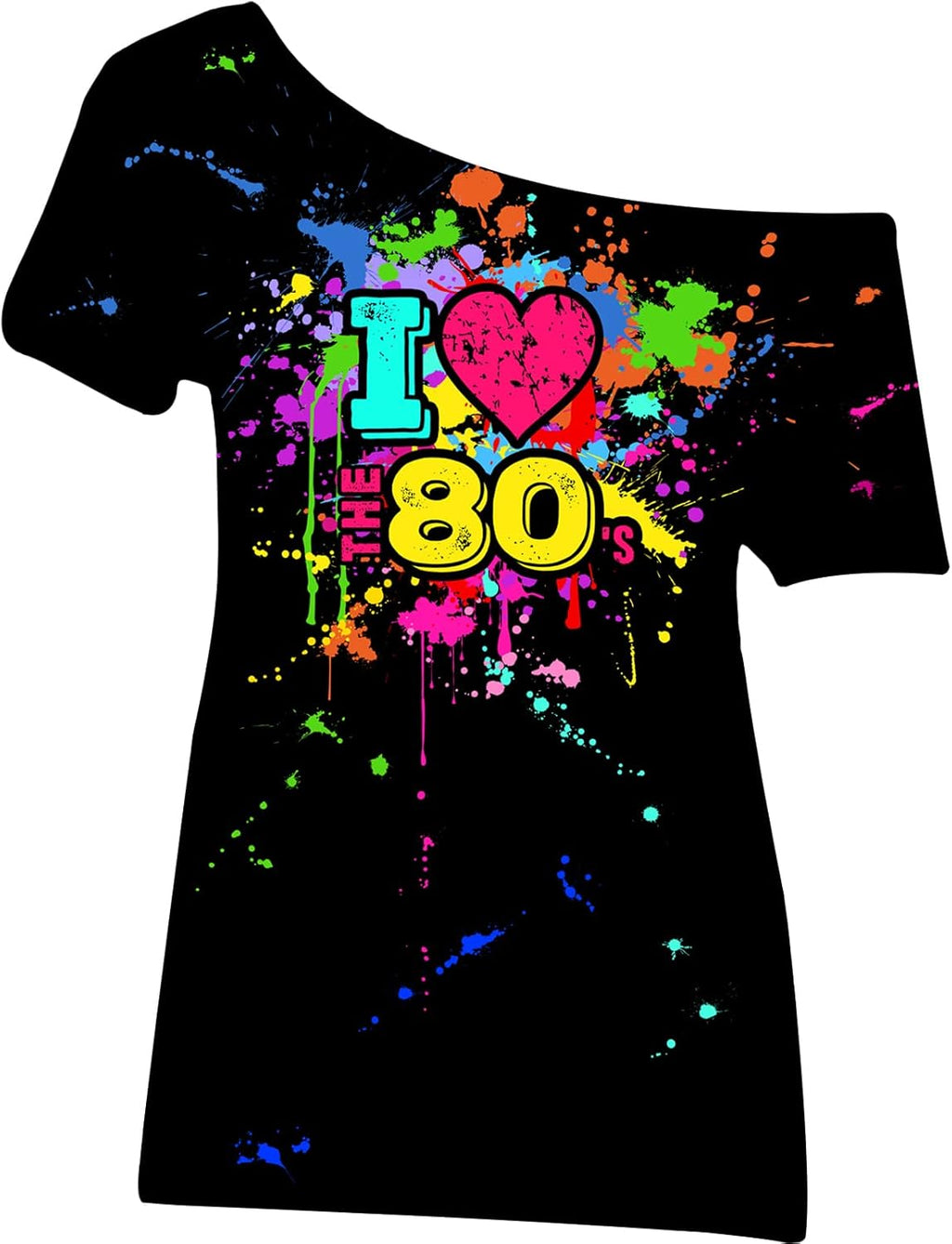 80s Outfit for Women Plus Size I Love The Costumes - Adult & Kids T-Shirts, Sweatshirts & Hoodies apparel design preview 1