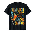 Great Uncle One Saurus 1St T-Shirt - Fun Novelty Design for Adults - T-Shirt, Sweatshirt, Hoodie