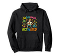 Dad Activated Funny Father Comic Hoodie - Minimalist Print Men Women - T-Shirt, Sweatshirt, Hoodie
