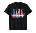 Funny Gnomes Patriotic American Flag T-Shirt - Minimalist Print Men Women - T-Shirt, Sweatshirt, Hoodie