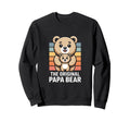 Original Papa Bear Family Sweatshirt - Custom Art Print Men Women - T-Shirt, Sweatshirt, Hoodie