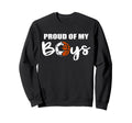 Proud My Funny Soccer Basketball Mom Sweatshirt - Graphic Print Men Women - T-Shirt, Sweatshirt, Hoodie