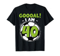 40 Year Old Birthday Soccer Themed 40Thb T-Shirt - Custom Art Print Unisex - T-Shirt, Sweatshirt, Hoodie