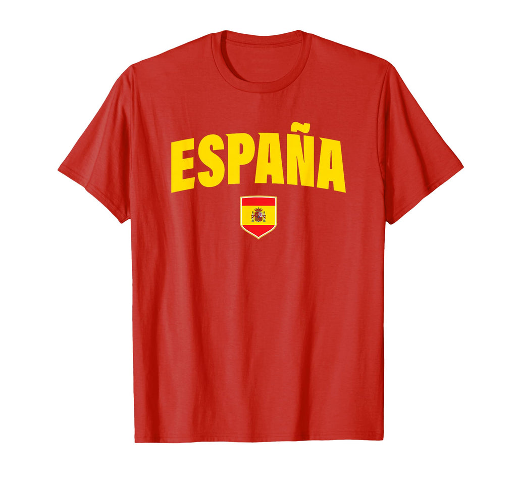 Spanish Flag Spain Espa T-Shirt - Novelty Apparel Unisex - T-Shirt, Sweatshirt, Hoodie