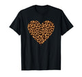 Cheetah Leopard Heart Small T-Shirt - Aesthetic Graphic for Adults - T-Shirt, Sweatshirt, Hoodie