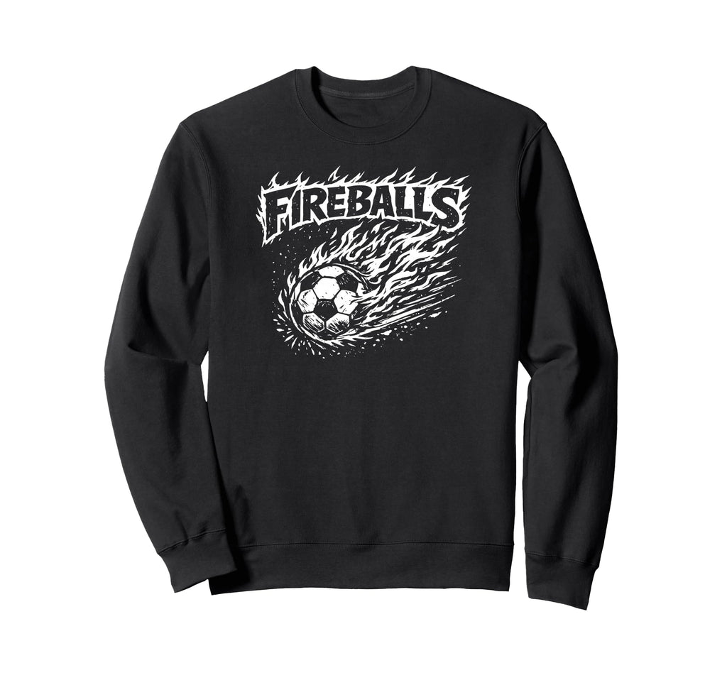 Fireballs Zine Ink Soccer Mascot Sweatshirt - Trendy Graphic Men Women - T-Shirt, Sweatshirt, Hoodie