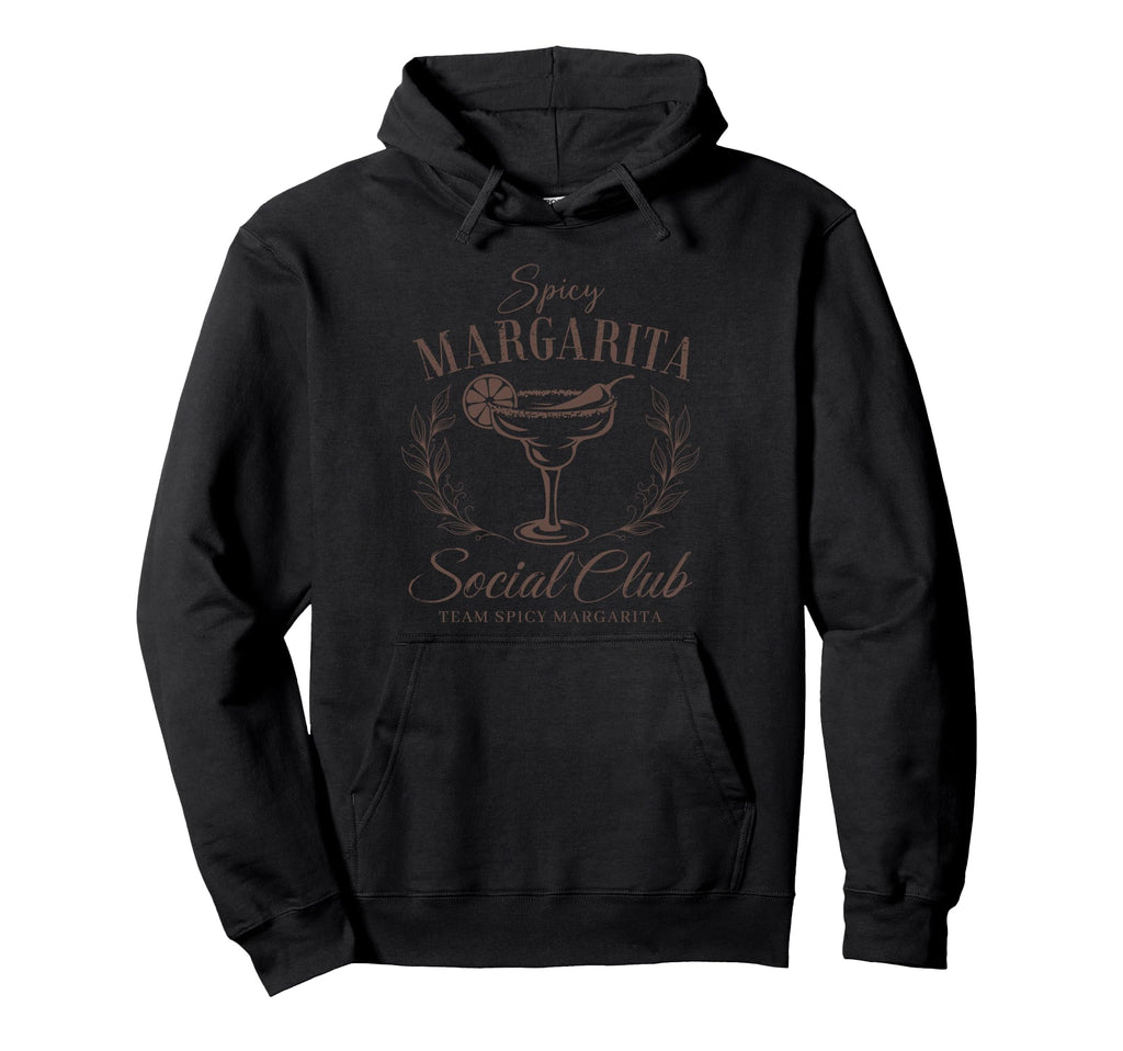 Spicy Margarita Social Club Cinco De Mayo Hoodie - Minimalist Print Unisex - T-Shirt, Sweatshirt, Hoodie
