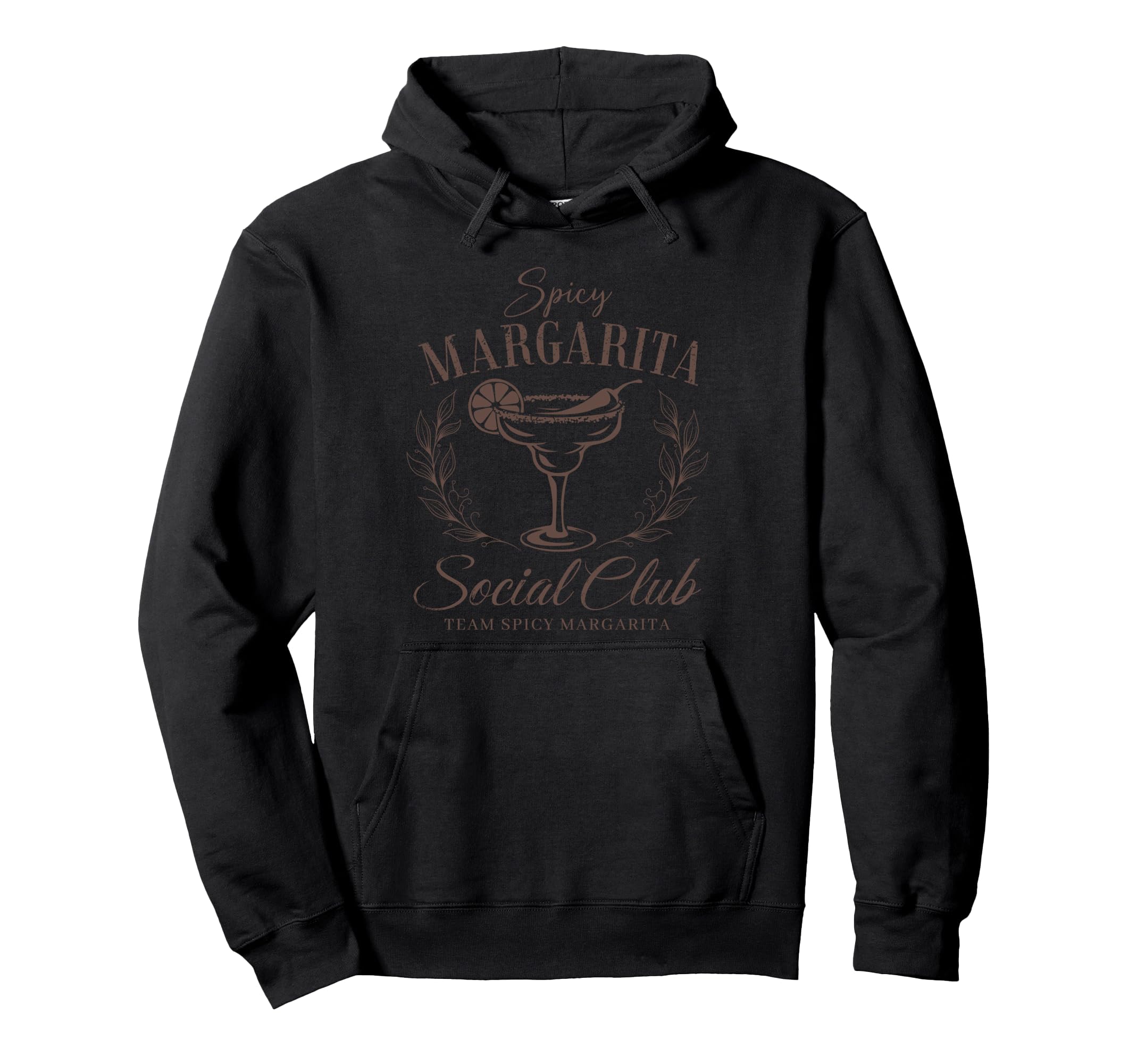 Spicy Margarita Social Club Cinco De Mayo Hoodie - Minimalist Print Unisex - T-Shirt, Sweatshirt, Hoodie