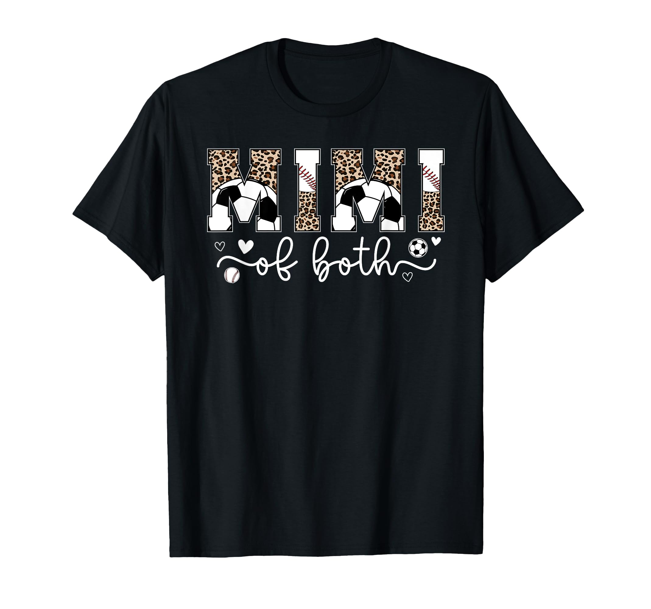 Mimi Both Leopard Baseball Soccer T-Shirt - Fun Novelty Design Men Women - T-Shirt, Sweatshirt, Hoodie