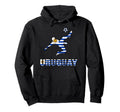 Uruguay Football Soccer Game Player Fan Hoodie - Fun Novelty Design Unisex - T-Shirt, Sweatshirt, Hoodie