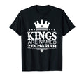 Kings Are Named Zechariah Funny T-Shirt - Graphic Print for Adults - T-Shirt, Sweatshirt, Hoodie