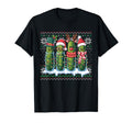 Funny Pickles Lights Santa Hat Ugly T-Shirt - Aesthetic Graphic Men Women - T-Shirt, Sweatshirt, Hoodie