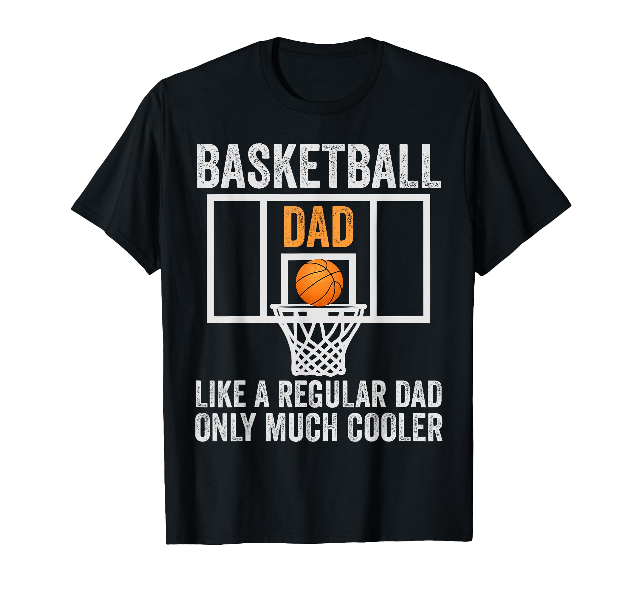 Basketball Dad Funny Basketball Dad T-Shirt - Minimalist Print Men Women - T-Shirt, Sweatshirt, Hoodie